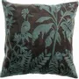 Cushions - Embroidered Cushion Raki Carbone 45 X 45 - MAISON VIVARAISE - SDE VIVARAISE WINKLER