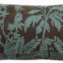 Cushions - Embroidered Cushion Raki Carbone 30 X 50 - MAISON VIVARAISE - SDE VIVARAISE WINKLER