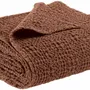 Bed linens - Throw Stonewashed Tana Tabac 180 X 260 - MAISON VIVARAISE - SDE VIVARAISE WINKLER
