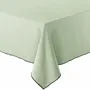 Table cloths - Recycled Tablecloth Grace Céladon 140 X 250 - MAISON VIVARAISE - SDE VIVARAISE WINKLER