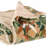 Throw blankets - Alina Printed Throw Blanket Pétrole 135 X 200 - MAISON VIVARAISE - SDE VIVARAISE WINKLER