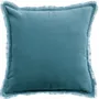 Cushions - Plain Cushion Fara Acier 45 X 45 - MAISON VIVARAISE - SDE VIVARAISE WINKLER