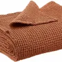 Linge de lit - Jeté recyclé Maia Cuivre 240 x 260 - MAISON VIVARAISE - SDE VIVARAISE WINKLER
