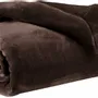Throw blankets - Tender Throw Blanket Ébène 150 X 200 - MAISON VIVARAISE - SDE VIVARAISE WINKLER