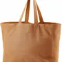 Sacs et cabas - Sac shopping recyclé Grace Caramel 35 x 40 x 15 - MAISON VIVARAISE - SDE VIVARAISE WINKLER