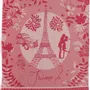Dish towels - Jacquard Tea Towel Tour Eiffel Rouge 50 X 70 - MAISON VIVARAISE - SDE VIVARAISE WINKLER