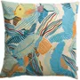 Cushions - Dori Printed Cushion Lagon 45 X 45 - MAISON VIVARAISE - SDE VIVARAISE WINKLER