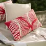 Cushions - Embroidered Cushion Flora Papaye 30 X 50 - MAISON VIVARAISE - SDE VIVARAISE WINKLER