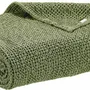 Linge de lit - Jeté de lit recyclé Maia Eucalyptus 260 x 260 - MAISON VIVARAISE - SDE VIVARAISE WINKLER