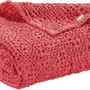 Throw blankets - Tana Throw Blanket Framboise 140 X 200 - MAISON VIVARAISE - SDE VIVARAISE WINKLER