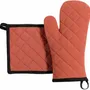 Potholders - Grace Recycled Oven Mitt/Pot Holder Set Tomette 18 X 32 - MAISON VIVARAISE - SDE VIVARAISE WINKLER