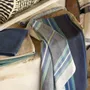 Dish towels - Yuna Recycled Dish Towel Marine/Naturel 50 X 70 - MAISON VIVARAISE - SDE VIVARAISE WINKLER