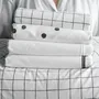 Bed linens - Oscar duvet cover Milk 240 X 260 - LA CERISE SUR LE GATEAU