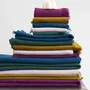Bath towels - Set of 2 Luna guest towels Nuts 50 X 30 - LA CERISE SUR LE GATEAU