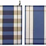 Dish towels - Set of 2 Archie Tea Towels Indigo 70 X 50 - LA CERISE SUR LE GATEAU