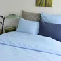 Linge de lit - Housse de couette Chloé Ciel 200 x 140 - LA CERISE SUR LE GATEAU