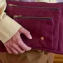 Clutches - Iona Pouch Wine 11 X 14 X 1 - LA CERISE SUR LE GATEAU
