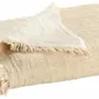 Throw blankets - Bruna Recycled Throw Blanket Ivoire 130 X 180 - MAISON VIVARAISE - SDE VIVARAISE WINKLER