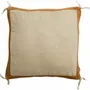 Cushions - Elise Chambray Cushion Rouille 45 X 45 - MAISON VIVARAISE - SDE VIVARAISE WINKLER