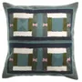 Coussins - Coussin brodé Taho Vert de gris 45 x 45 - MAISON VIVARAISE - SDE VIVARAISE WINKLER