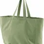 Sacs et cabas - Sac shopping recyclé Grace Matcha 35 x 40 x 15 - MAISON VIVARAISE - SDE VIVARAISE WINKLER