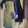 Aprons - Léo Kitchen Apron Kaki 70 X 90 - MAISON VIVARAISE - SDE VIVARAISE WINKLER