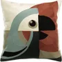 Coussins - Coussin brodé Loro Cèdre 45 x 45 - MAISON VIVARAISE - SDE VIVARAISE WINKLER