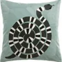 Cushions - Embroidered Cushion Yoka Ciel 45 X 45 - MAISON VIVARAISE - SDE VIVARAISE WINKLER