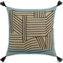Cushions - Embroidered Cushion Kori Ciel 45 X 45 - MAISON VIVARAISE - SDE VIVARAISE WINKLER