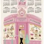 Dish towels - Tea Towel Façade Pâtisserie Calendrier 2027 Écru 48 X 72 - MAISON VIVARAISE - SDE VIVARAISE WINKLER