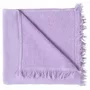 Serviettes de bain - Serviette de toilette Luna Lilas 50 x 100 - LA CERISE SUR LE GATEAU