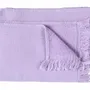 Serviettes de bain - Lot de 2 serviettes invités Luna Lilas 30 x 50 - LA CERISE SUR LE GATEAU