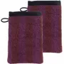 Other bath linens - Set of 2 wash mitts Charly Figue 15 X 21 - LA CERISE SUR LE GATEAU