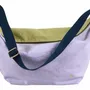 Sacs et cabas - Sac demi-lune Tricolo Lilas ananas 53 x 28 x 12 - LA CERISE SUR LE GATEAU