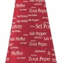 Aprons - Sel & Poivre Kitchen Apron Rouge 80 X 85 - MAISON VIVARAISE - SDE VIVARAISE WINKLER