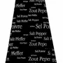 Aprons - Sel & Poivre Kitchen Apron Noir 80 X 85 - MAISON VIVARAISE - SDE VIVARAISE WINKLER