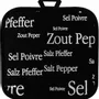Potholders - Sel & Poivre Pot Holder Noir 20 X 20 - MAISON VIVARAISE - SDE VIVARAISE WINKLER