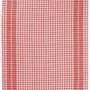 Dish towels - Petits Carreaux Tea Towel Rouge 50 X 70 - MAISON VIVARAISE - SDE VIVARAISE WINKLER