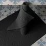 Other bath linens - Enzo Bath Mat Carbone 54 X 64 - MAISON VIVARAISE - SDE VIVARAISE WINKLER