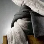 Bed linens - Tana Bed Throw Craie 260 X 260 - MAISON VIVARAISE - SDE VIVARAISE WINKLER