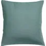 Linge de lit - Taie d'oreiller Zeff Vert de gris 65 x 65 - MAISON VIVARAISE - SDE VIVARAISE WINKLER