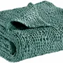 Linge de lit - Jeté Tana Vert de gris 260 x 260 - MAISON VIVARAISE - SDE VIVARAISE WINKLER