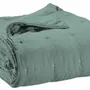 Linge de lit - Jeté de lit Zeff Vert de gris 240 x 260 - MAISON VIVARAISE - SDE VIVARAISE WINKLER