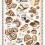 Torchons - Torchon Les Viennoiseries Françaises Ecru 48 X 72 - MAISON VIVARAISE - SDE VIVARAISE WINKLER