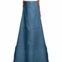 Tabliers de cuisine - Tablier de cuisine Dinem Bleu denim 70 x 90 - MAISON VIVARAISE - SDE VIVARAISE WINKLER