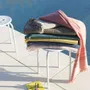 Linge de lit - Drap hammam Cancun Sauge 90 x 180 - MAISON VIVARAISE - SDE VIVARAISE WINKLER