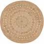 Rugs - Patna Rug Naturel Diameter 120 - MAISON VIVARAISE - SDE VIVARAISE WINKLER