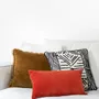 Cushions - Plain Cushion Elise Marmelade 30 X 50 - MAISON VIVARAISE - SDE VIVARAISE WINKLER