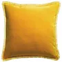 Cushions - Plain Cushion Fara Curry 45 X 45 - MAISON VIVARAISE - SDE VIVARAISE WINKLER