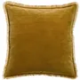 Coussins - Coussin uni Fara Bronze 45 x 45 - MAISON VIVARAISE - SDE VIVARAISE WINKLER